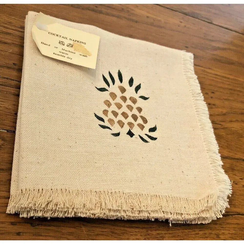 Set of 6 New Alice's Country Cottage Cloth Napkins 11